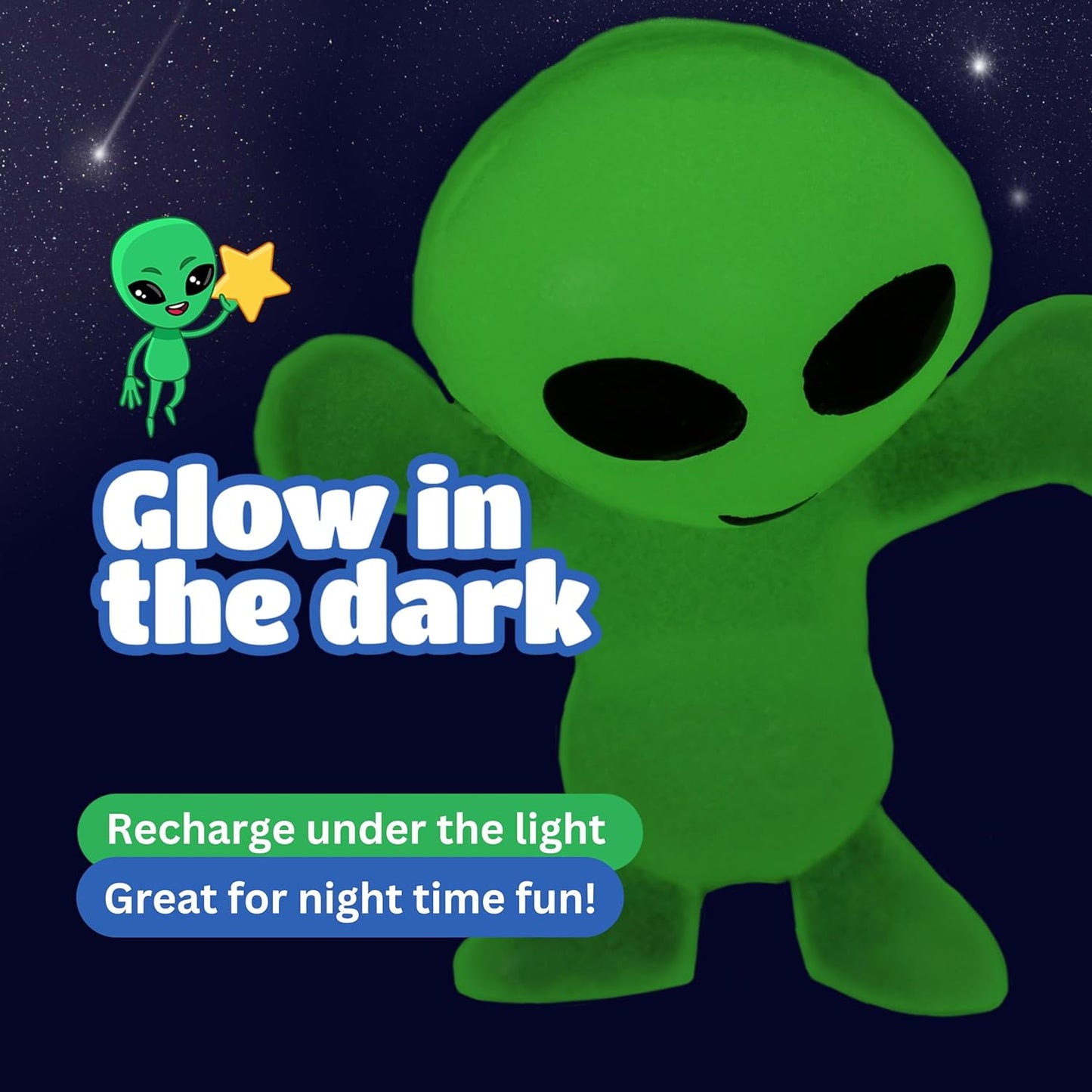 Product Title: Glow in The Dark Alien Toys - 25/50/100 Pack