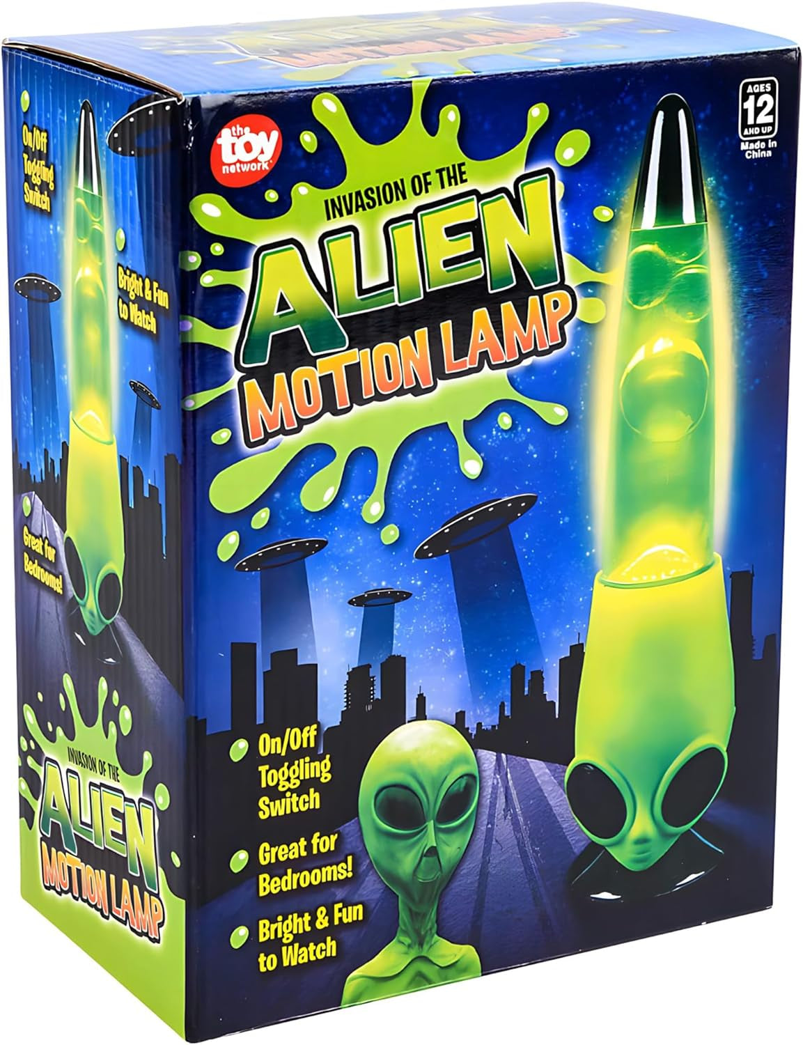 13 Inch Alien Head Wax Motion Lamp