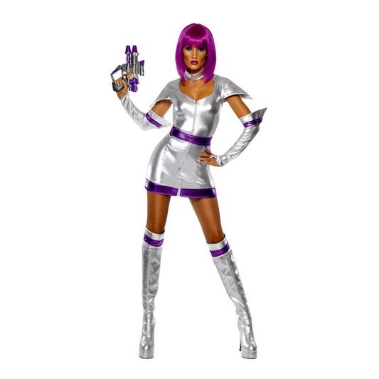 Space Cadet Metallic Women Costume