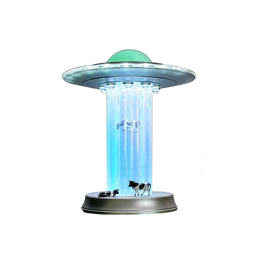 Cow Abduction UFO Lamp