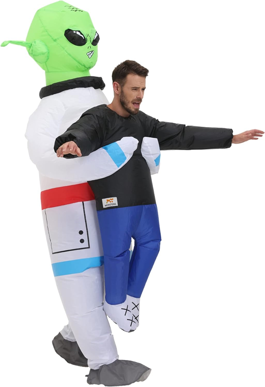 Inflatable Alien Costume Adult,Inflatable Costume Adult,Blow up Alien Astronaut Costume,Halloween Costumes for Men