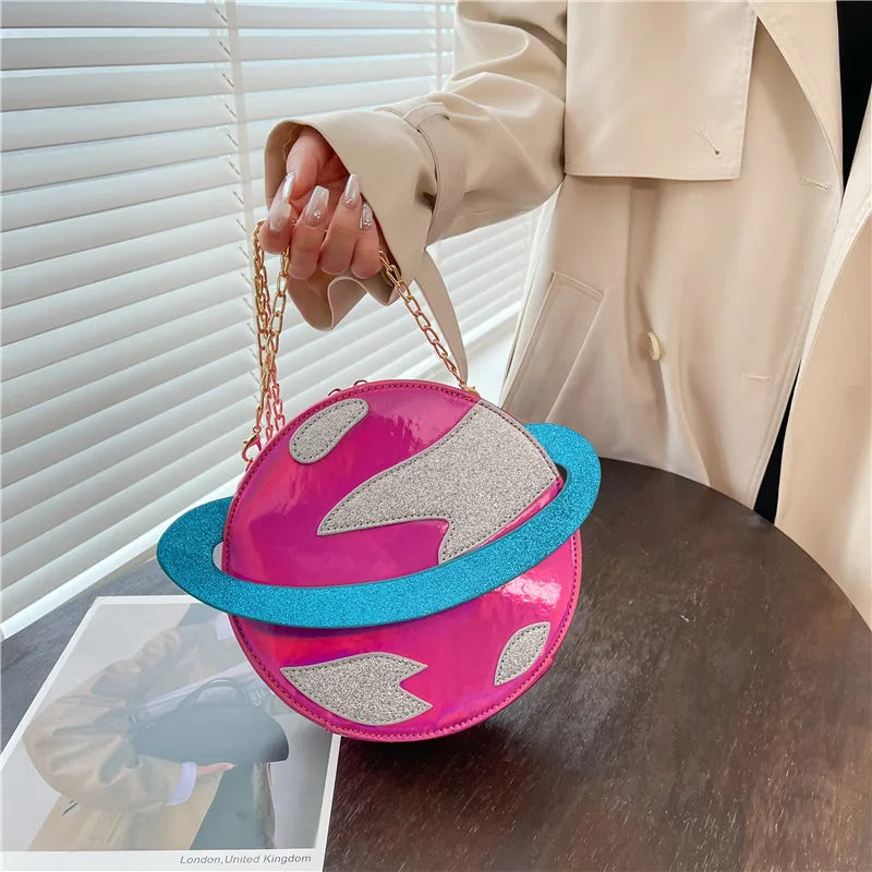 Eye catching Planet Handbag