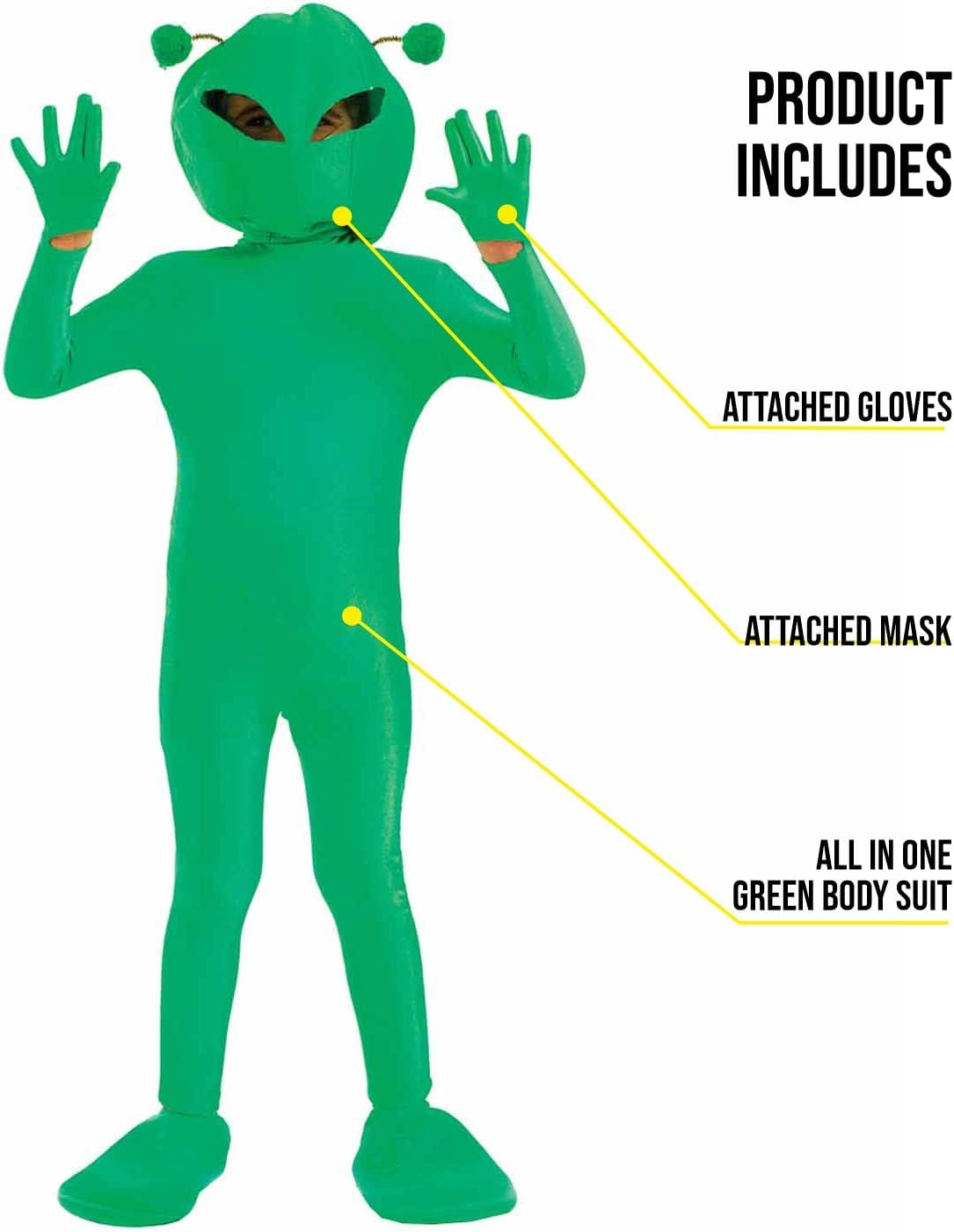 Green Alien Costume Kids, Kids Alien Costume for Boys, Kids Alien Halloween Costume, Alien Costume Girls