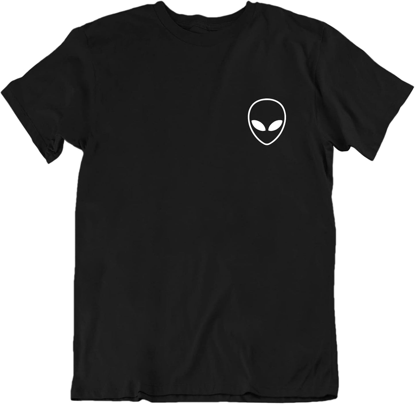 Men Women Funny Graphic UFO Alien T Shirt