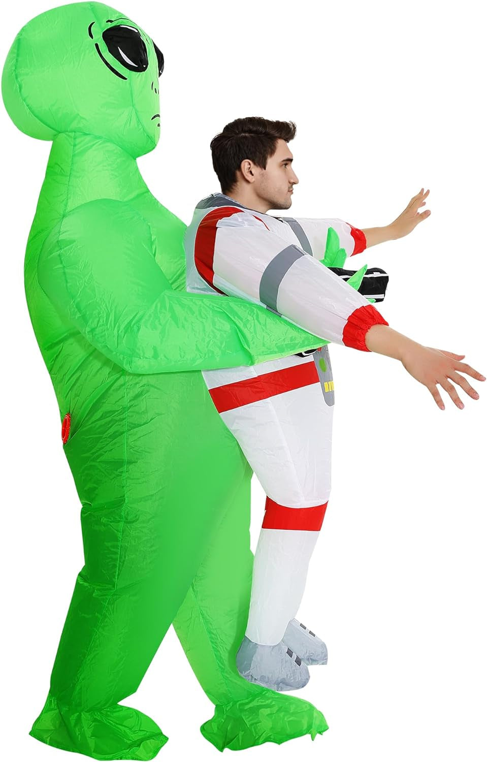 Inflatable Alien Costume for Adults, Inflatable Halloween Costumes Blow up Alien Costume for Halloween & Alien Parties Themed Events