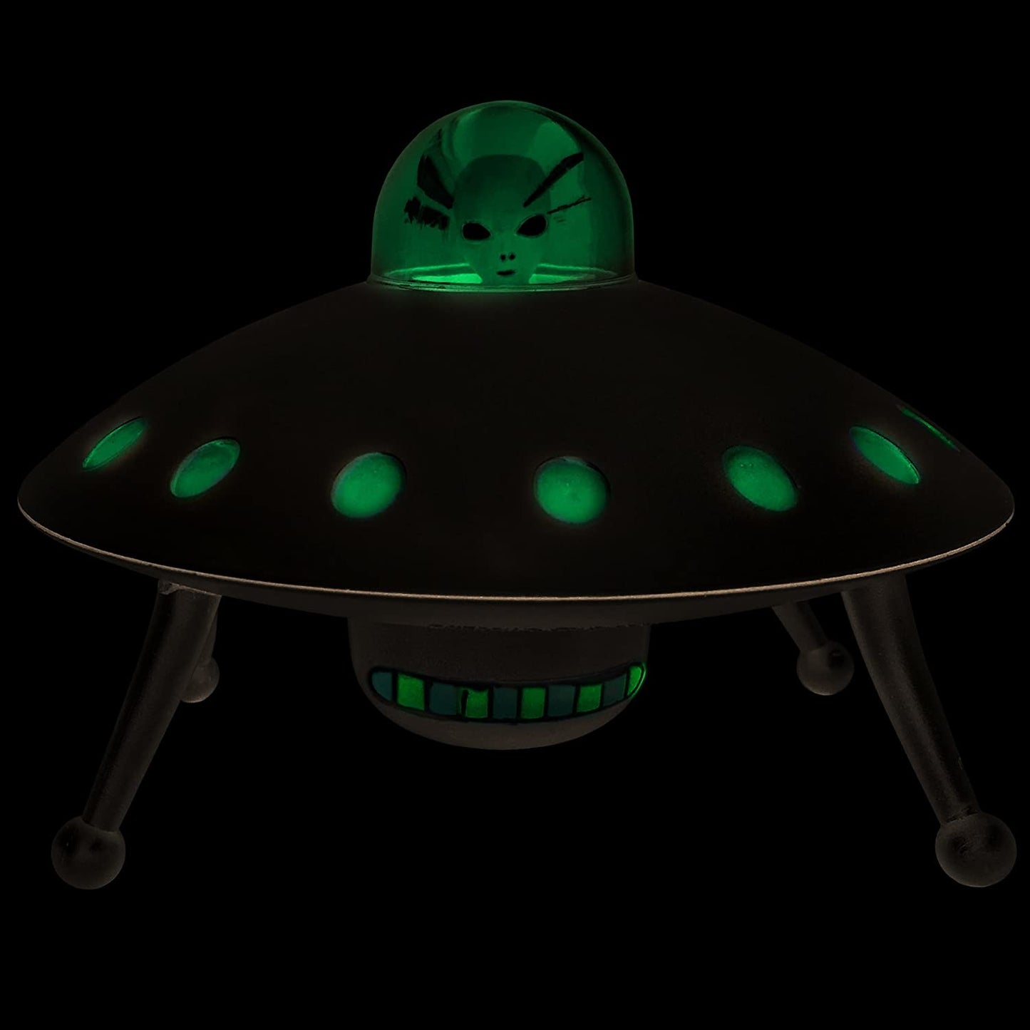 UFO Saucer Alien Toy - Glowing Aliens Included