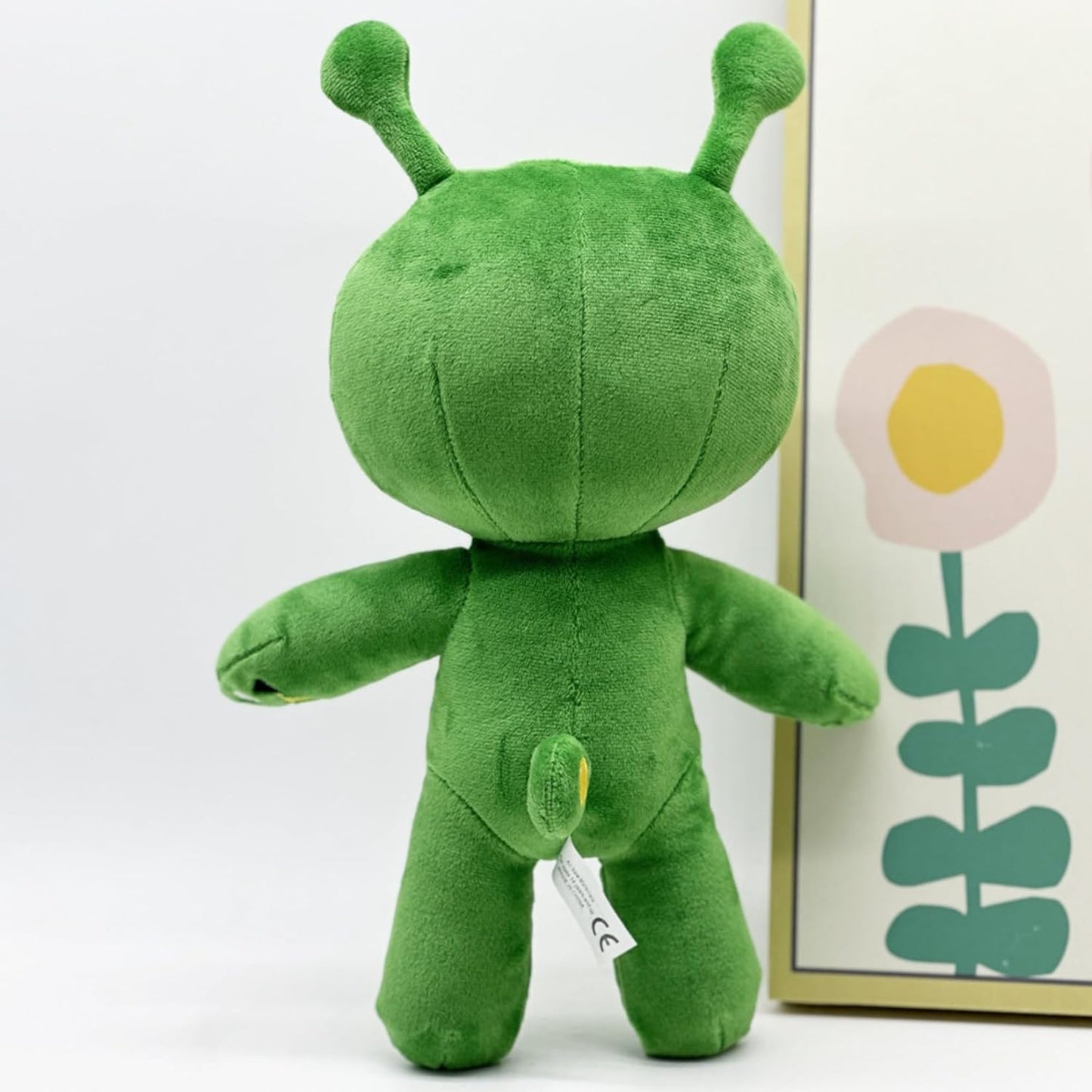 Alien Plush Toy,Green Alien Plush Doll,Soft Alien Creature Pillow for Home Kids’Room Decor,Gift for Animation Fans and Doll Toys