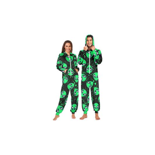 Alien Pajama - Adult Onesie Matching Costume