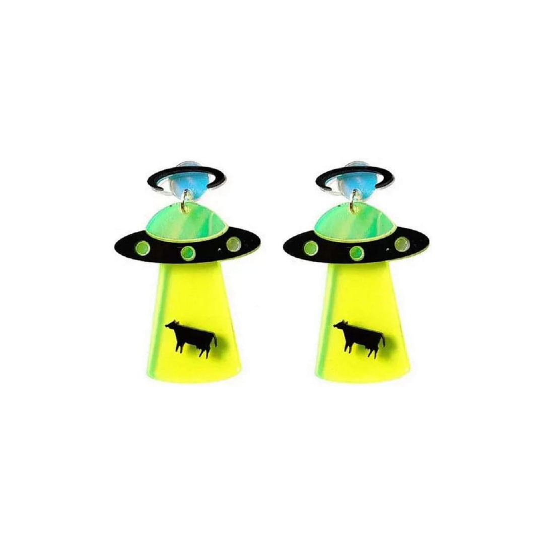 Aliens Acrylic Earrings Jewelry