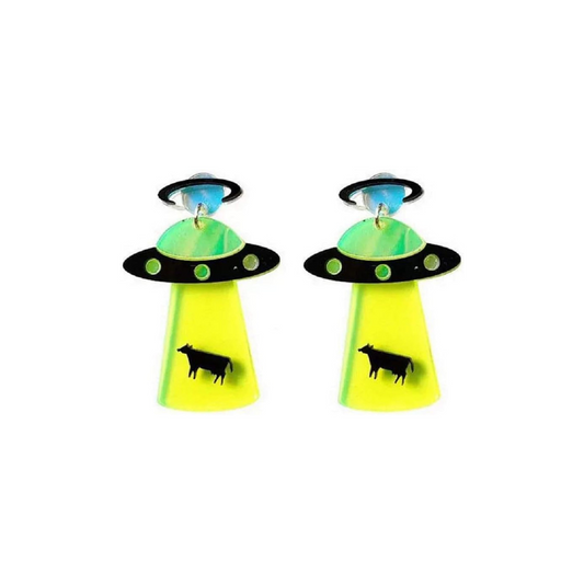 Aliens Acrylic Earrings Jewelry