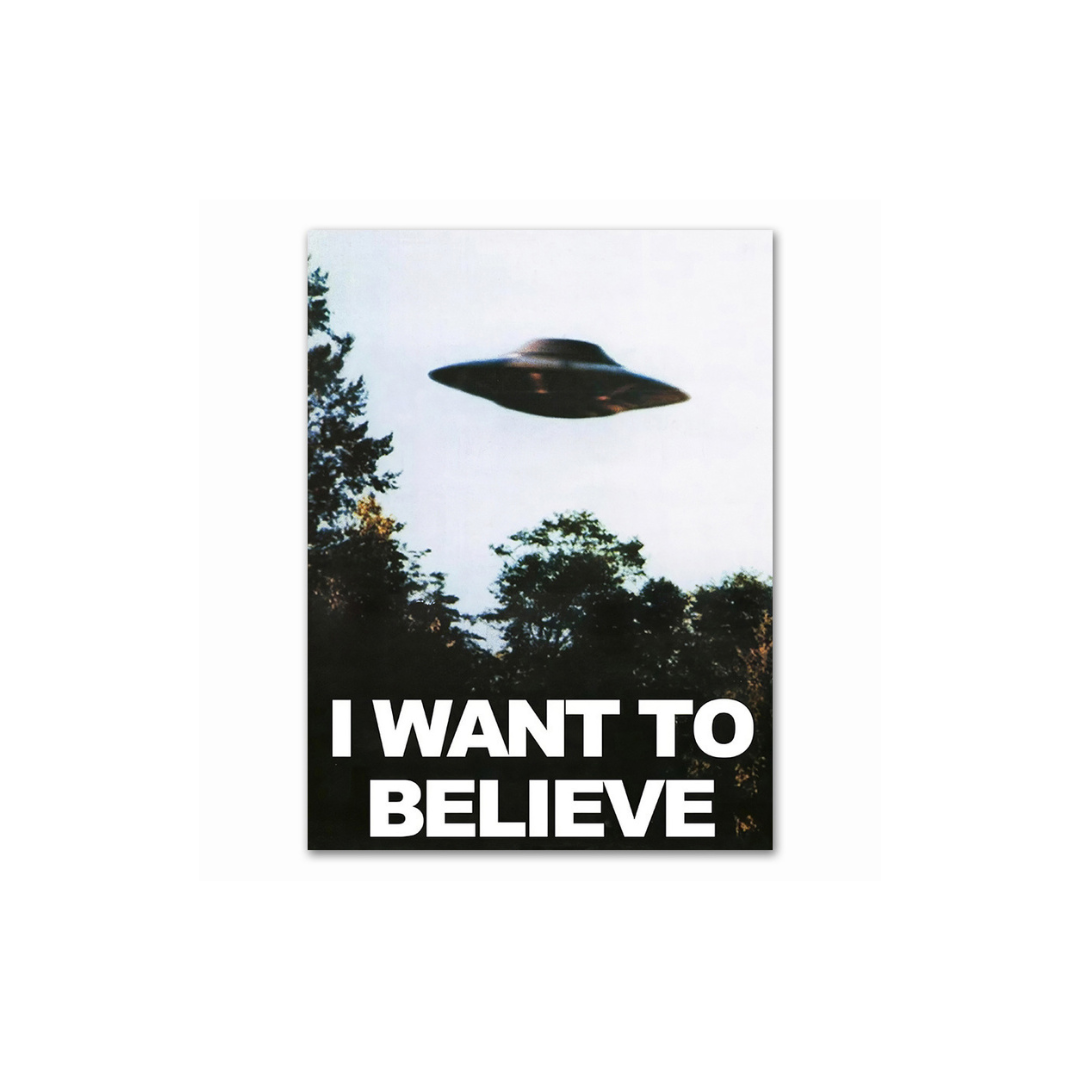 "I Want To Believe"- Poster