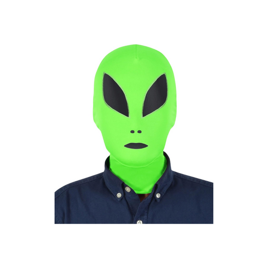 Unisex Full Cover Spandex Alien Mask