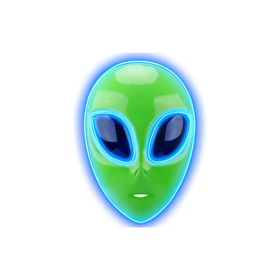 Halloween LED Alien Mask - 3 Modes