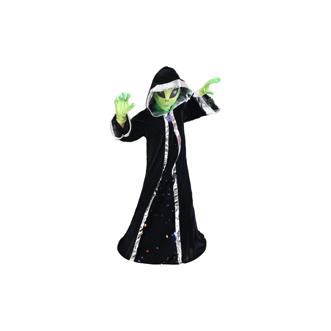 Kids' Black Alien Costume Set