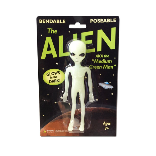 Bendable Glow in the Dark Alien Toy