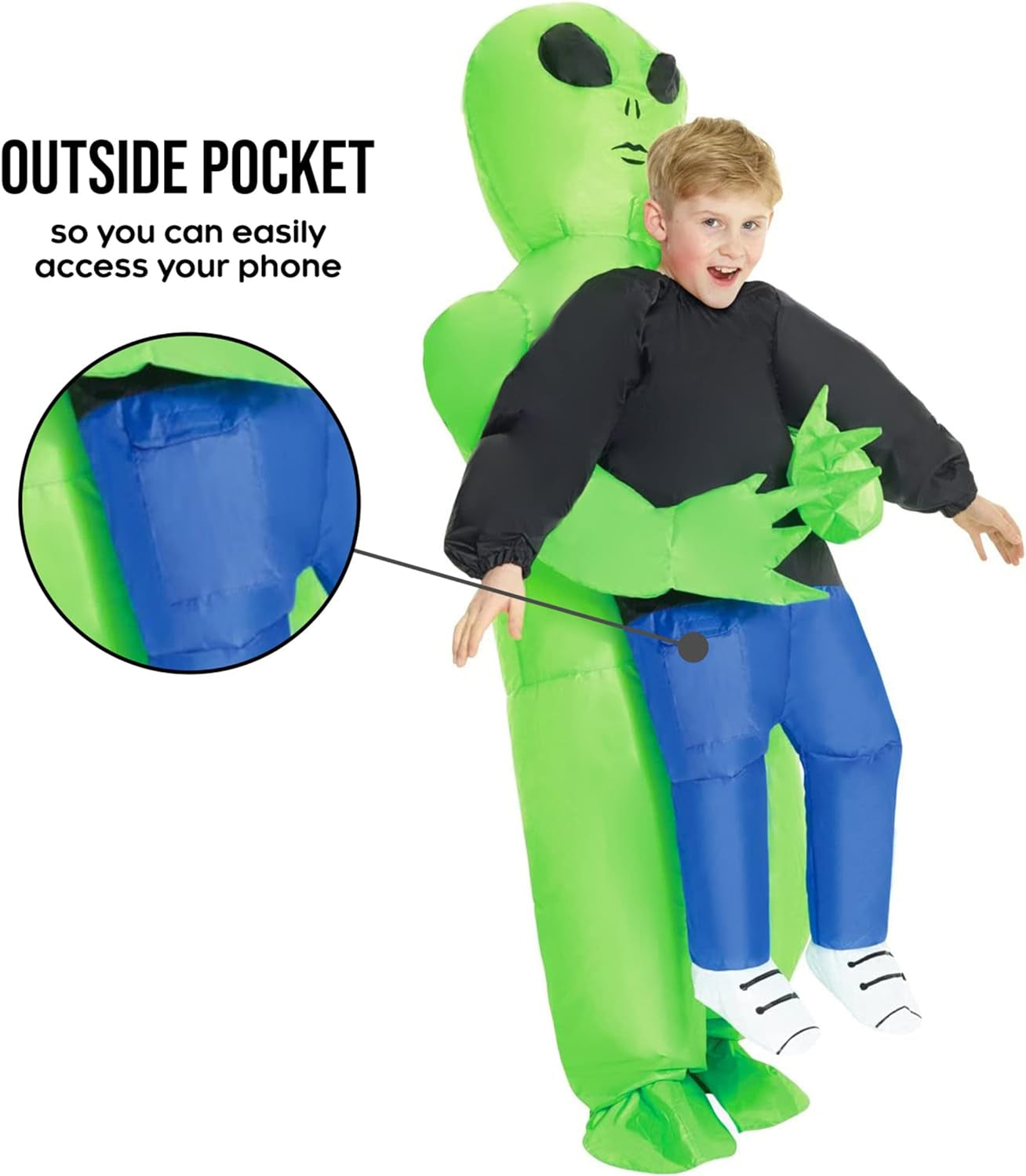 Alien Costume for Kids, Kids Inflatable Costume Alien, Child Inflatable Alien Costume, Alien Inflatable Costume Kids