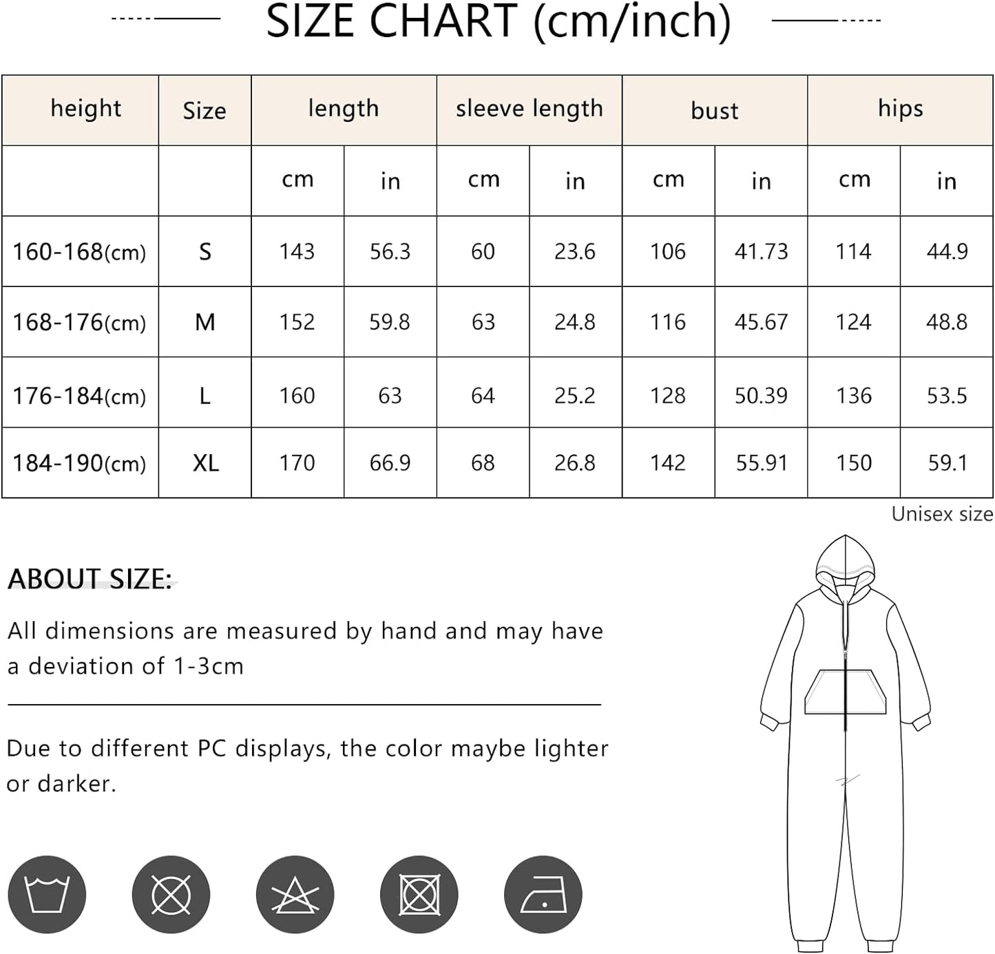 Adult Onesie Pajamas for Men and Women One-Piece Costume Sleepwear Jumpsuit Matching Pjs