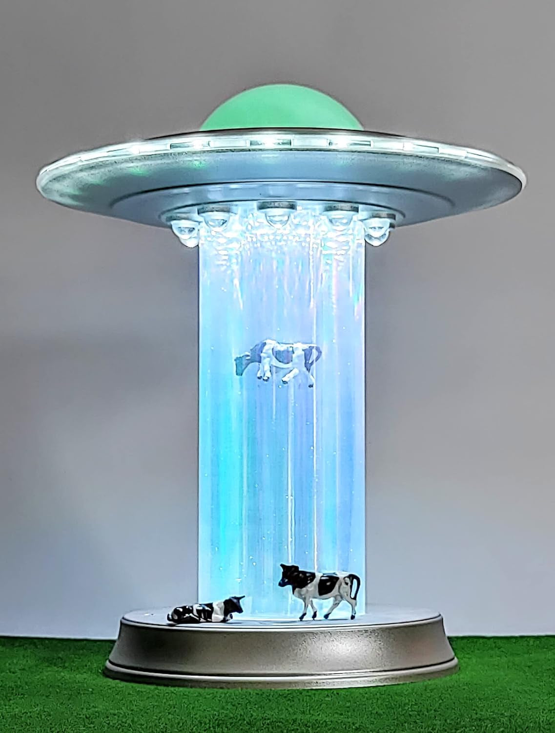 Cow Abduction UFO Lamp