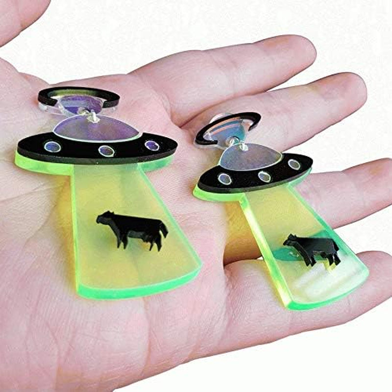 UFO Aliens Acrylic Earrings Jewelry - Multiple Styles (B)