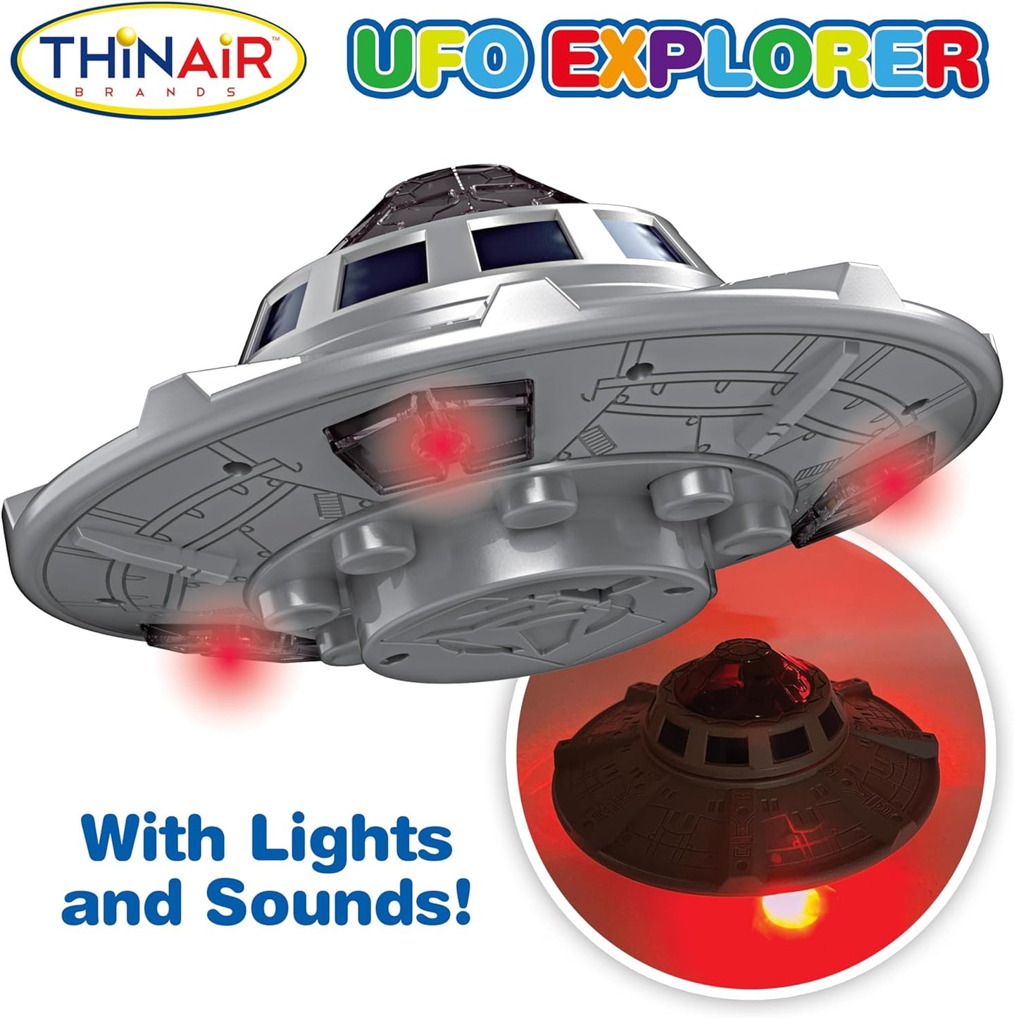 UFO Saucer Alien toy- 2 aliens included