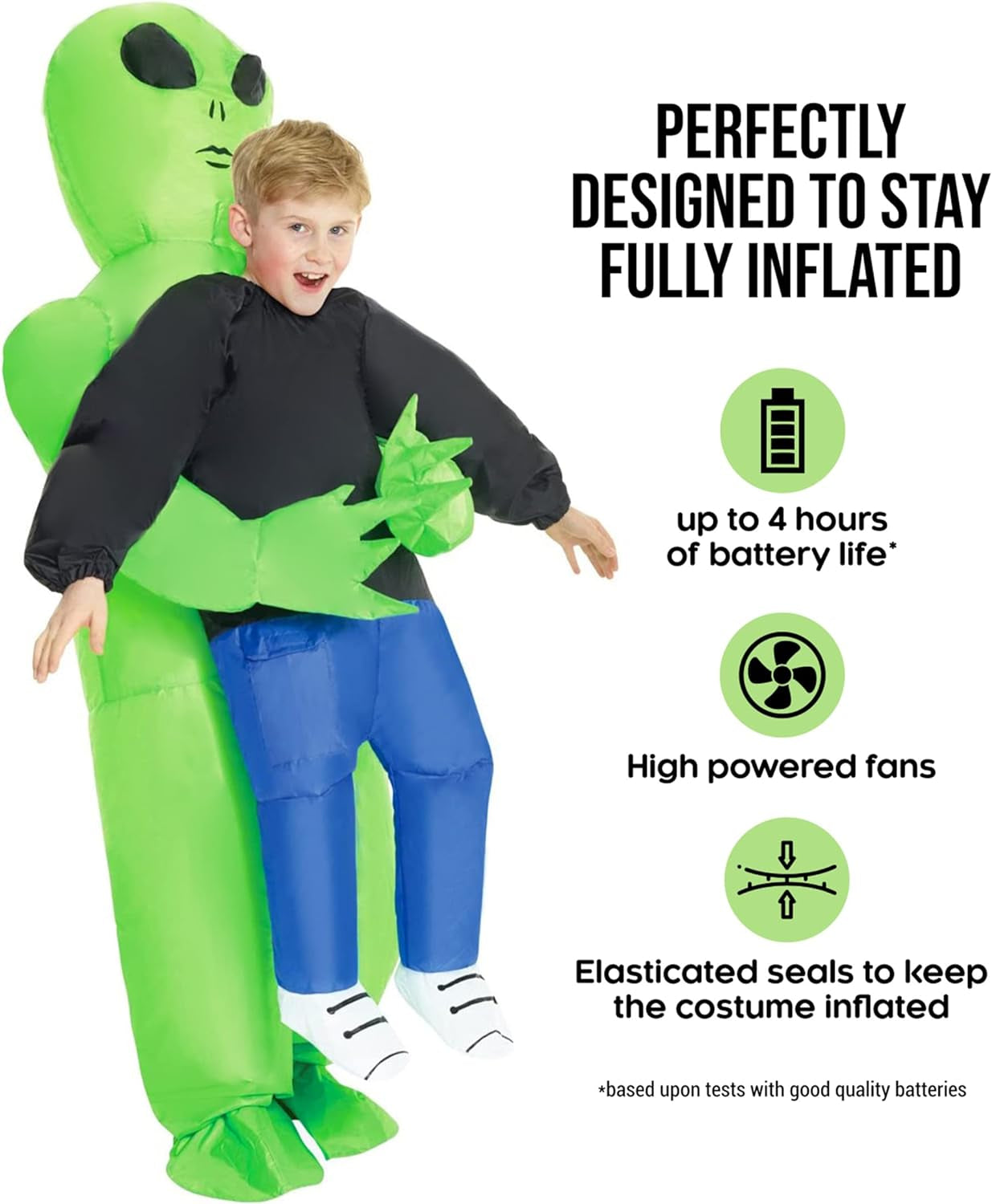 Alien Costume for Kids, Kids Inflatable Costume Alien, Child Inflatable Alien Costume, Alien Inflatable Costume Kids