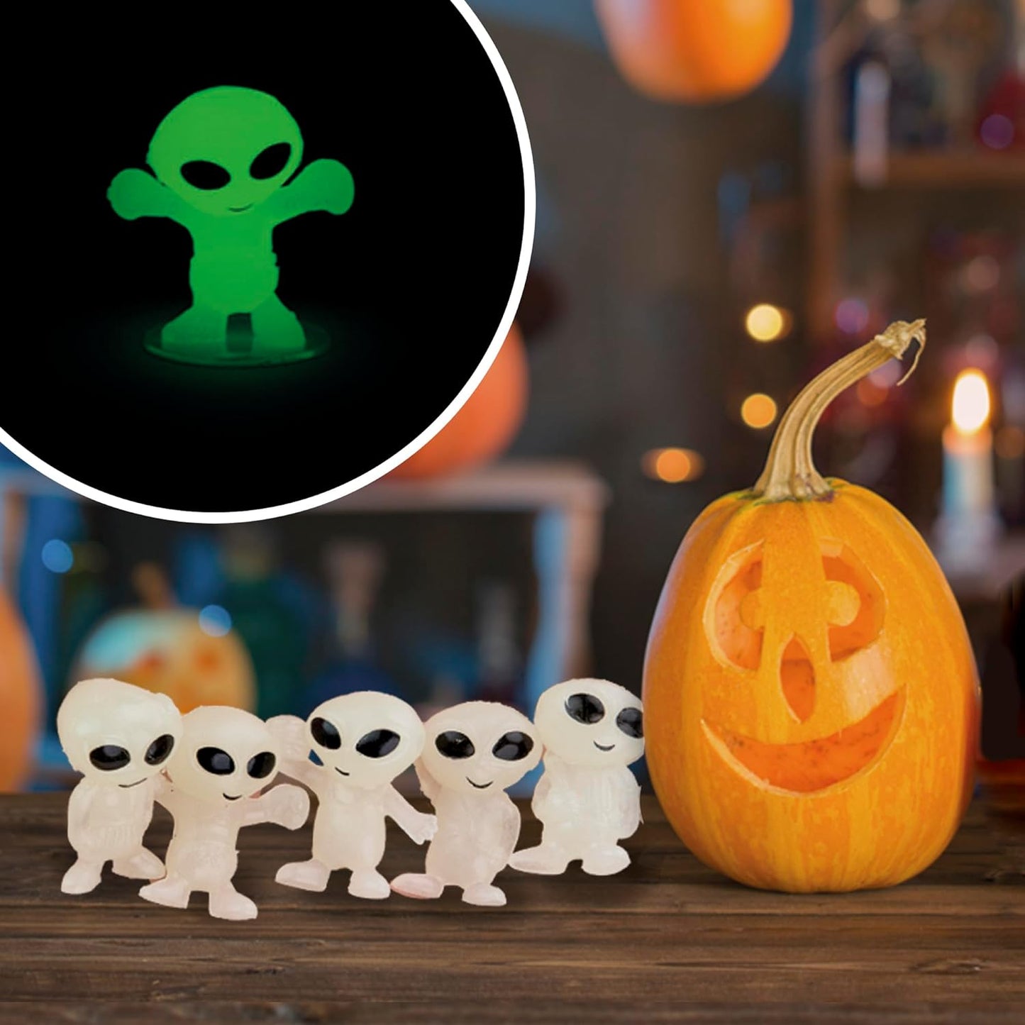 Product Title: Glow in The Dark Alien Toys - 25/50/100 Pack