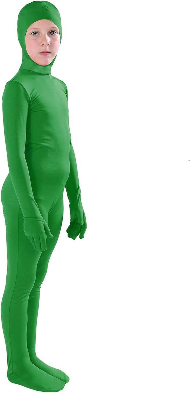 Kids Costume Open Face Spandex Stretch Zentai Child Suit