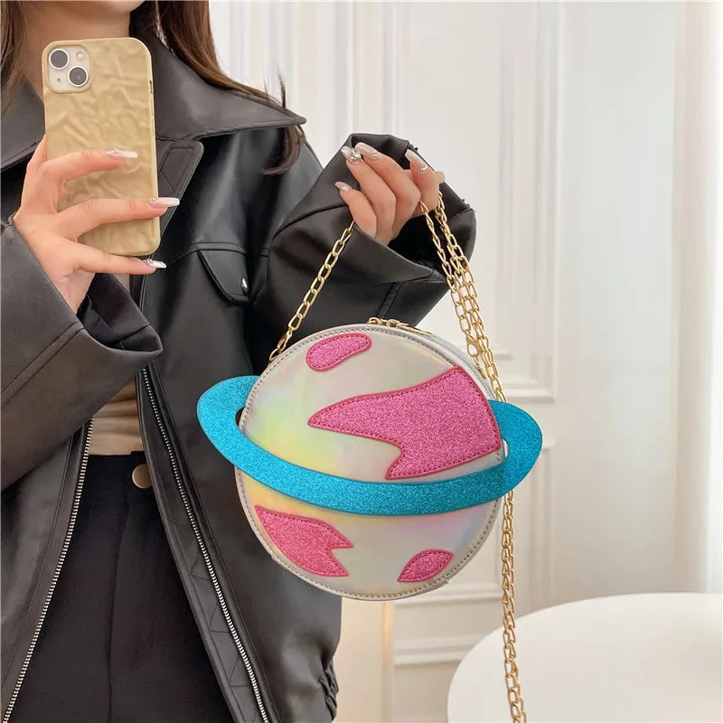 Eye catching Planet Handbag