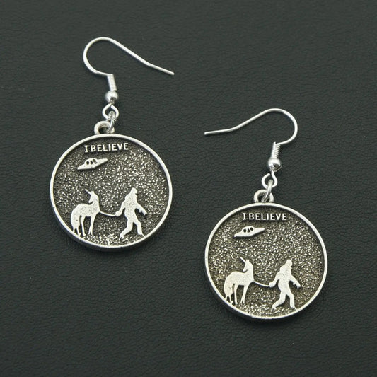 I Believe: Bigfoot & Mystical Unicorn Earrings