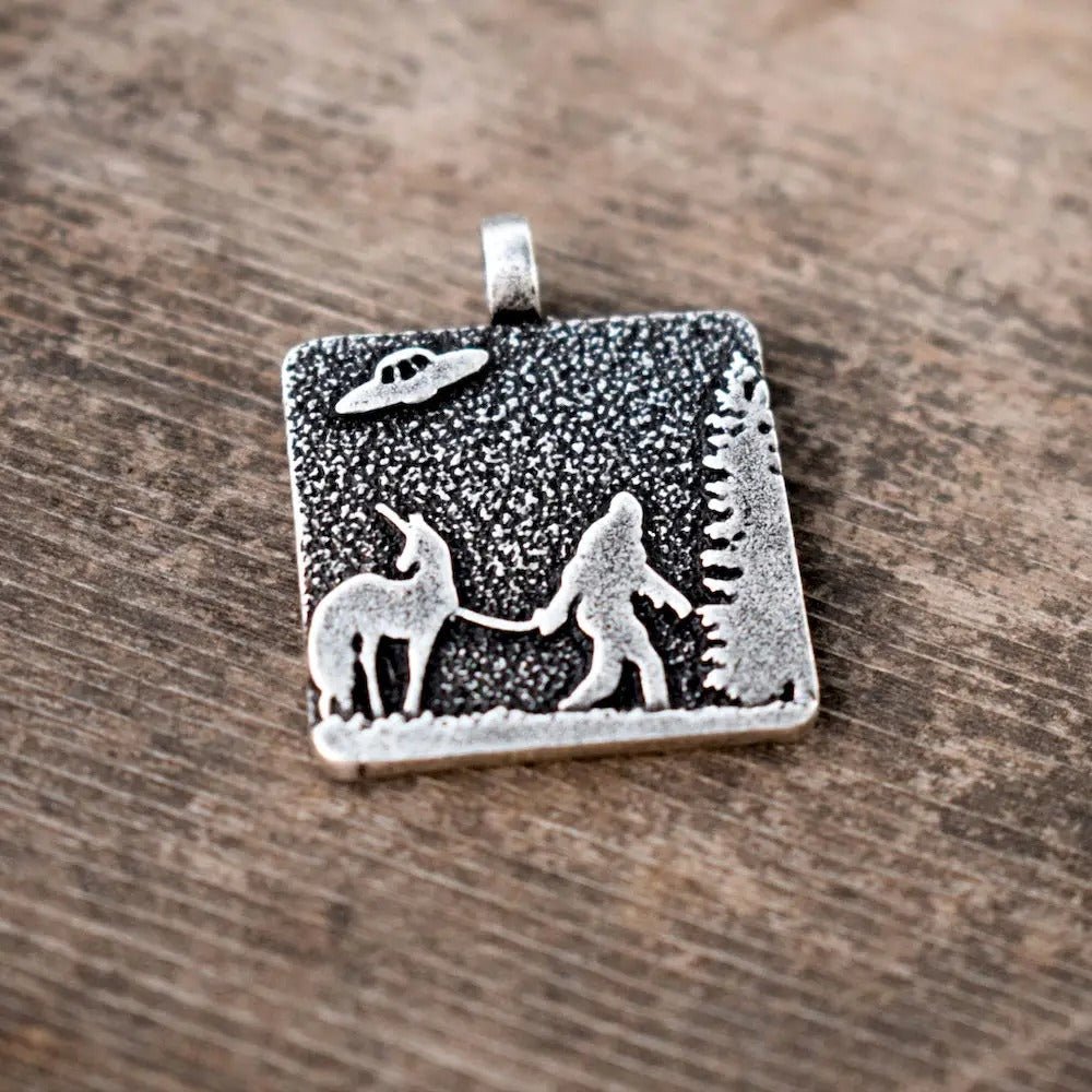 Guided by the Stars: Bigfoot & Unicorn Necklace