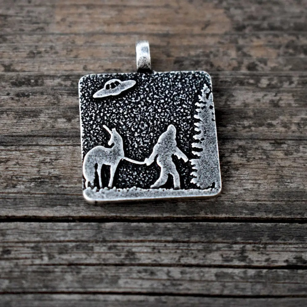 Guided by the Stars: Bigfoot & Unicorn Necklace