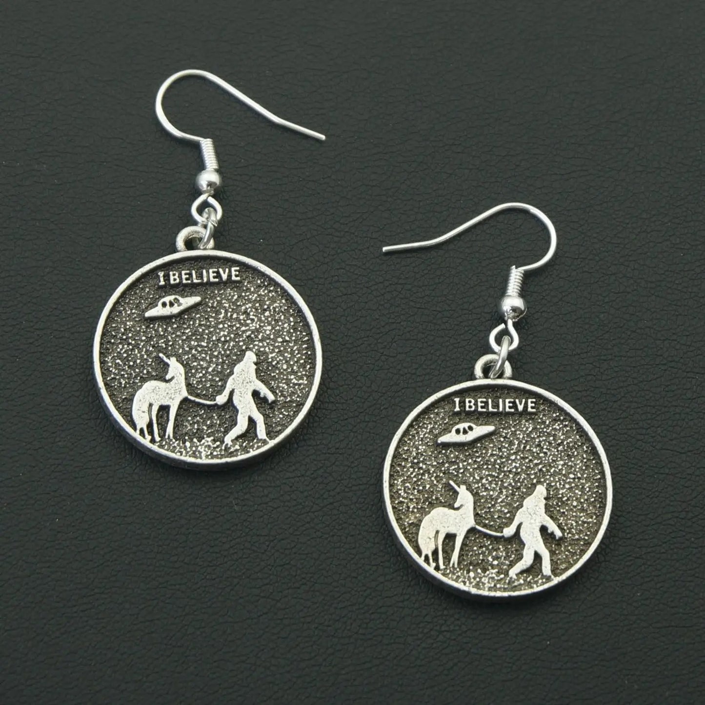 I Believe: Bigfoot & Mystical Unicorn Earrings